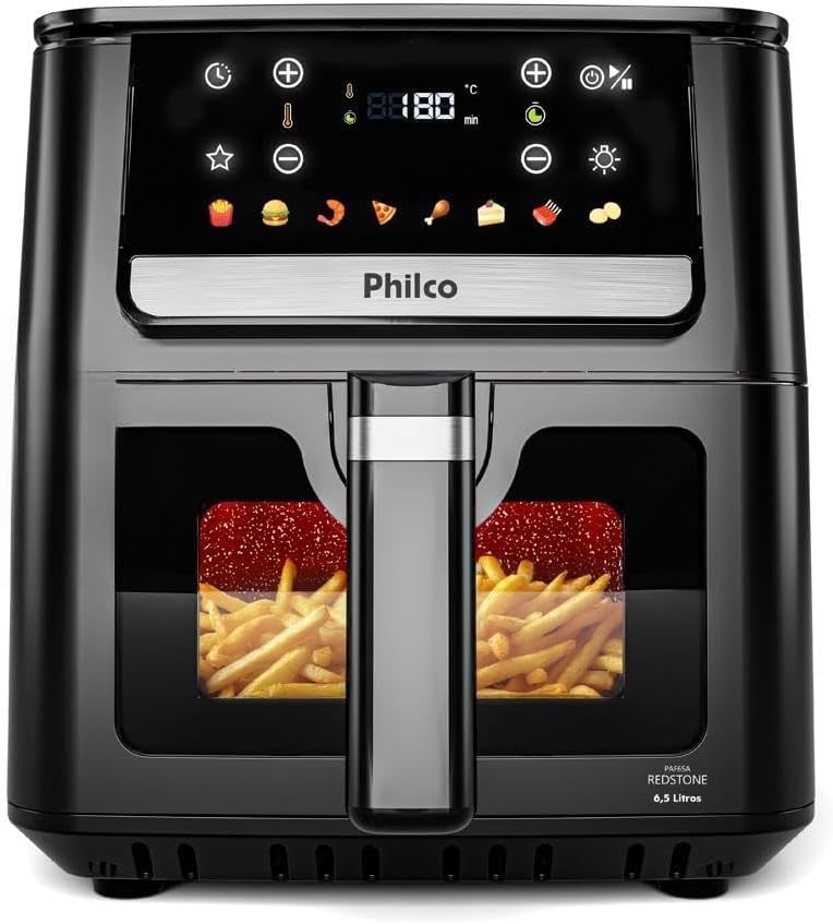 Air Fryer Philco 6,5L Visor Glass 1700W PAF65 Bivolt — foto 1