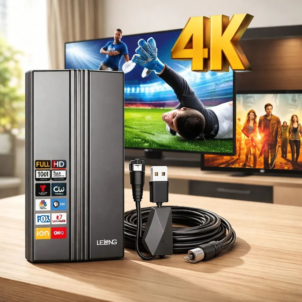 Antena Digital Hdtv 4k Interna/externa 28dbi Cabo 10m — foto 1