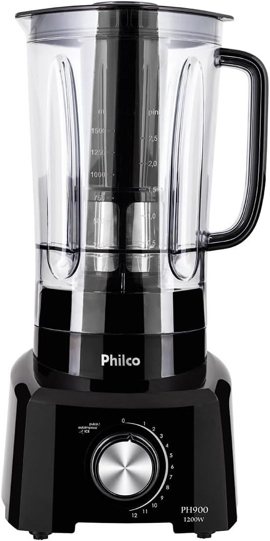 Liquidificador, Ph900, 3L, Preto, 110V, Philco — foto 1